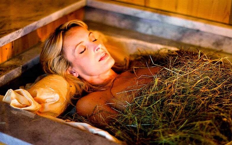 Trápaga osteokondrosirako belar bainua