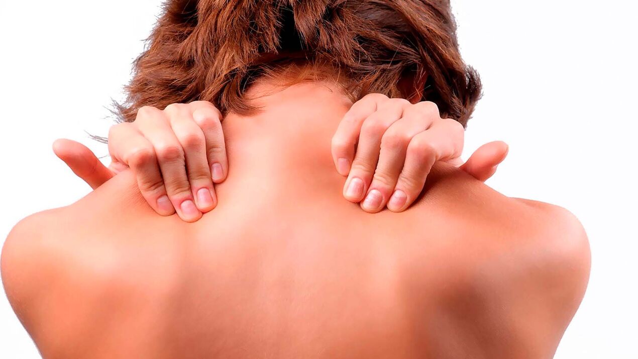 mina zerbikaleko osteokondrosiarekin